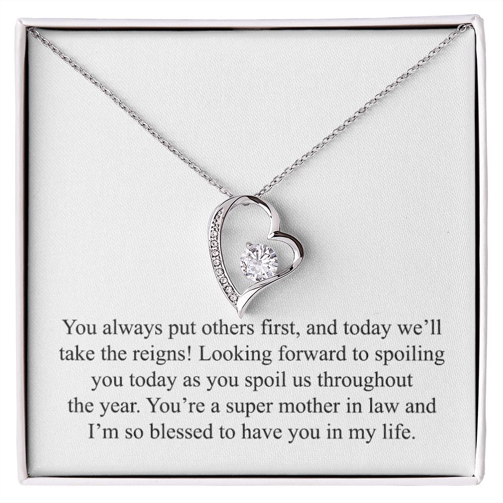 Happy Mother's Day (For Mother In Law) 004 - Forever Love Necklace