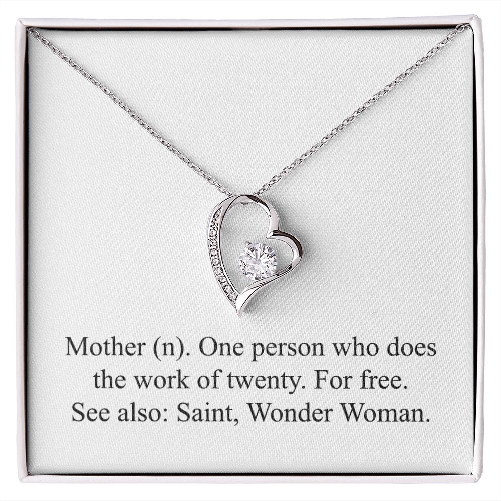 Happy Mother's Day (Funny) 011 - Forever Love Necklace