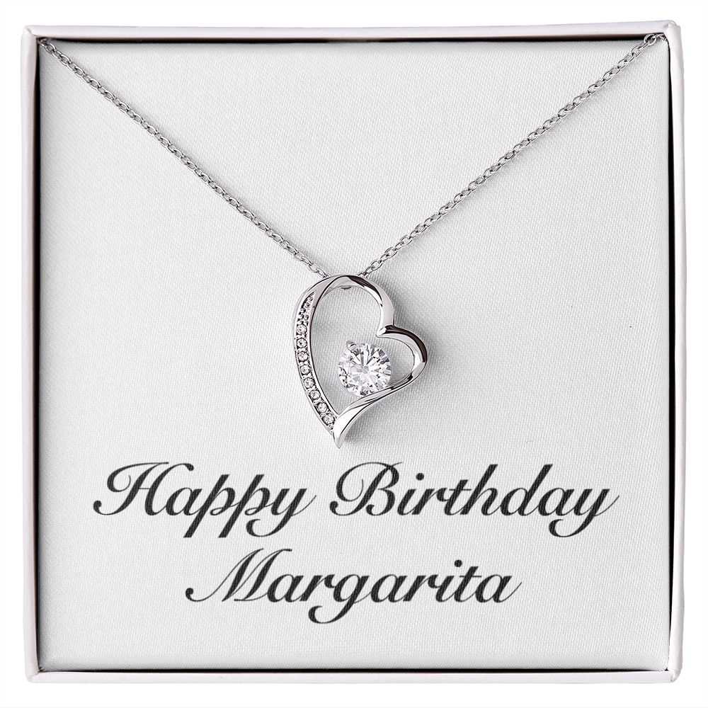 Happy Birthday Margarita - Forever Love Necklace