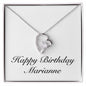 Happy Birthday Marianne - Forever Love Necklace