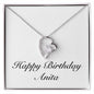 Happy Birthday Anita - Forever Love Necklace