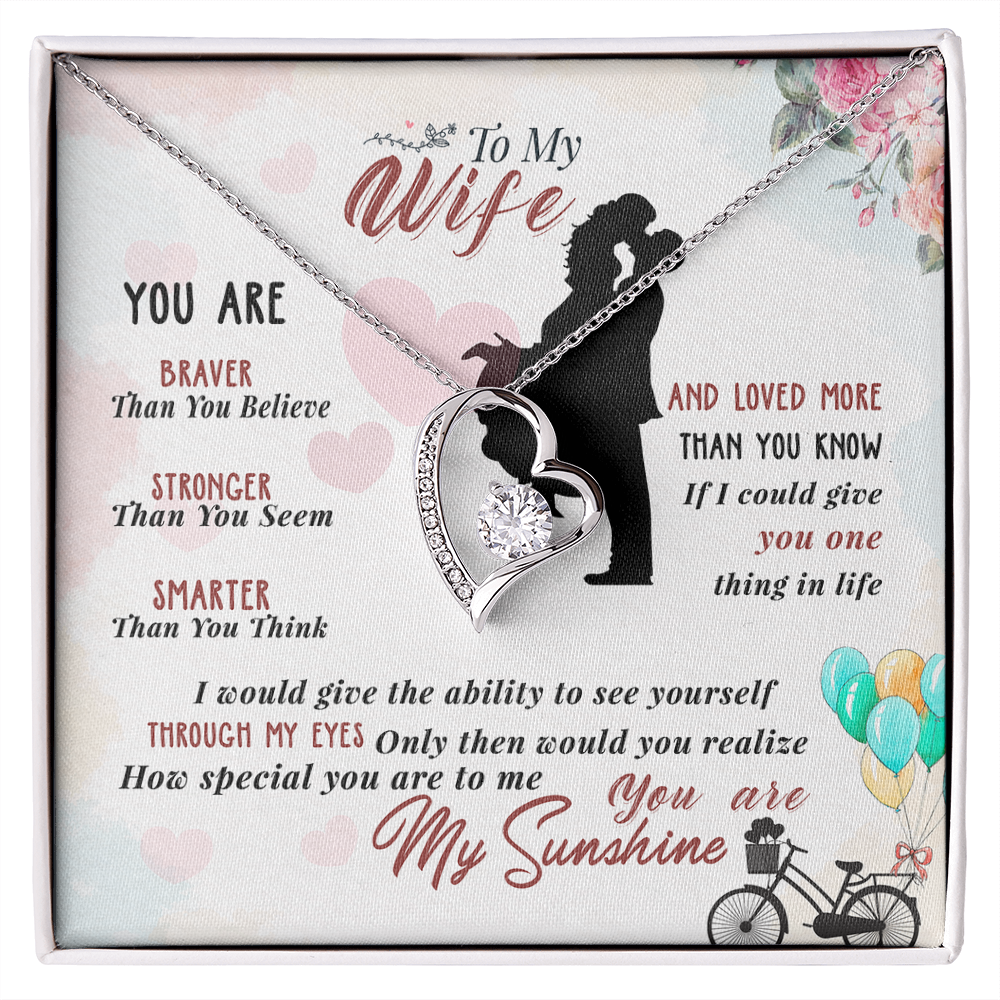 014 To My Wife - Forever Love Necklace