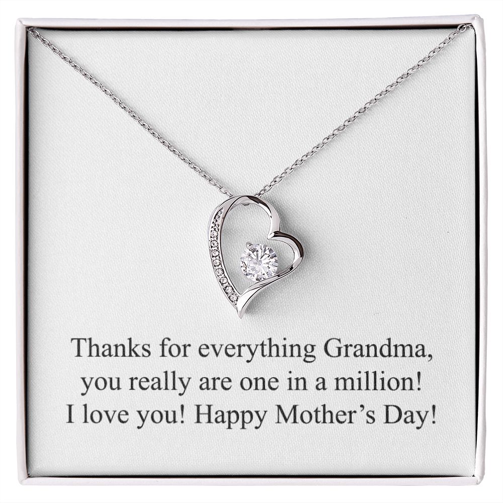 Happy Mother's Day (For Grandma) 002 - Forever Love Necklace