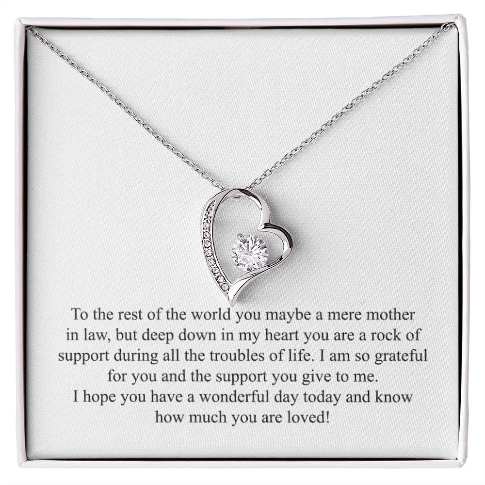 Happy Mother's Day (For Mother In Law) 005 - Forever Love Necklace