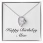 Happy Birthday Alice - Forever Love Necklace