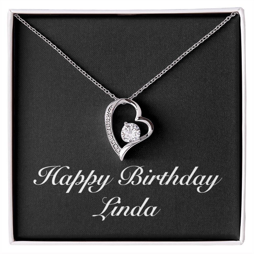 Happy Birthday Linda v2 - Forever Love Necklace