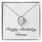 Happy Birthday Diana - Forever Love Necklace