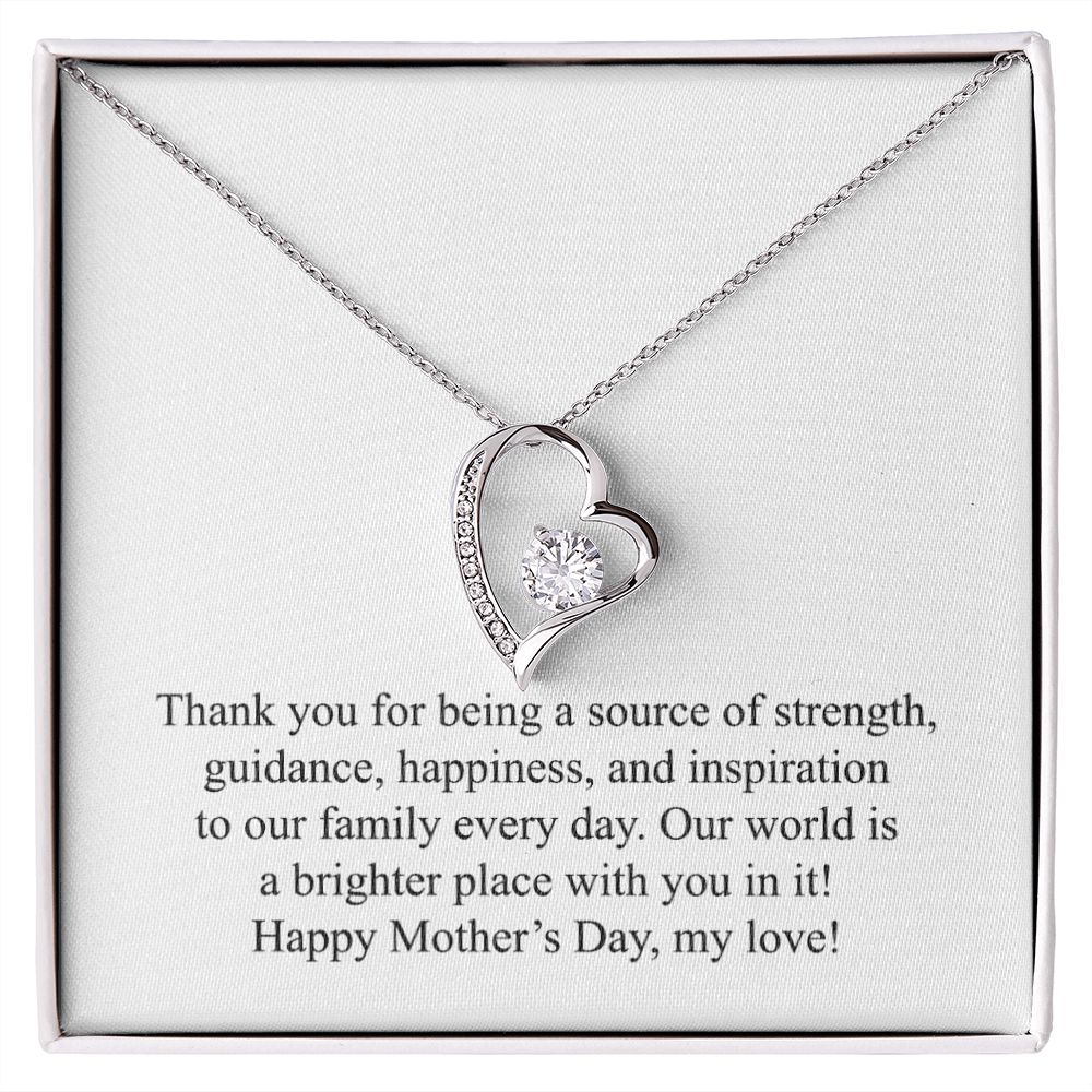 Happy Mother's Day (From Husband) 007 - Forever Love Necklace