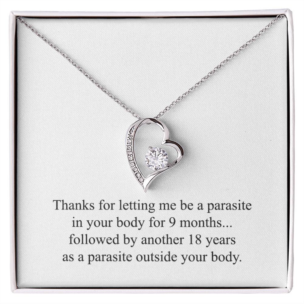Happy Mother's Day (Funny) 008 - Forever Love Necklace