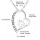 Celebrating 27 Years Anniversary - Forever Love Necklace With Mahogany Style Luxury Box