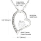Celebrating 34 Years Anniversary - Forever Love Necklace With Mahogany Style Luxury Box