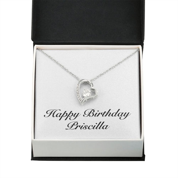 ☆PRISCILLA☆様オーダー品 Happy Birthday Priscilla - Forever Love Necklace - Unique Gifts Store