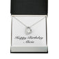 Happy Birthday Alicia - Forever Love Necklace