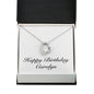 Happy Birthday Carolyn - Forever Love Necklace