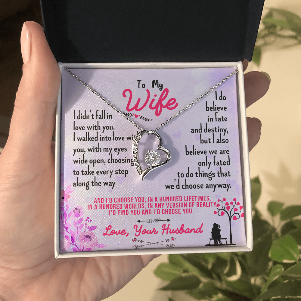 016 To My Wife - Forever Love Necklace