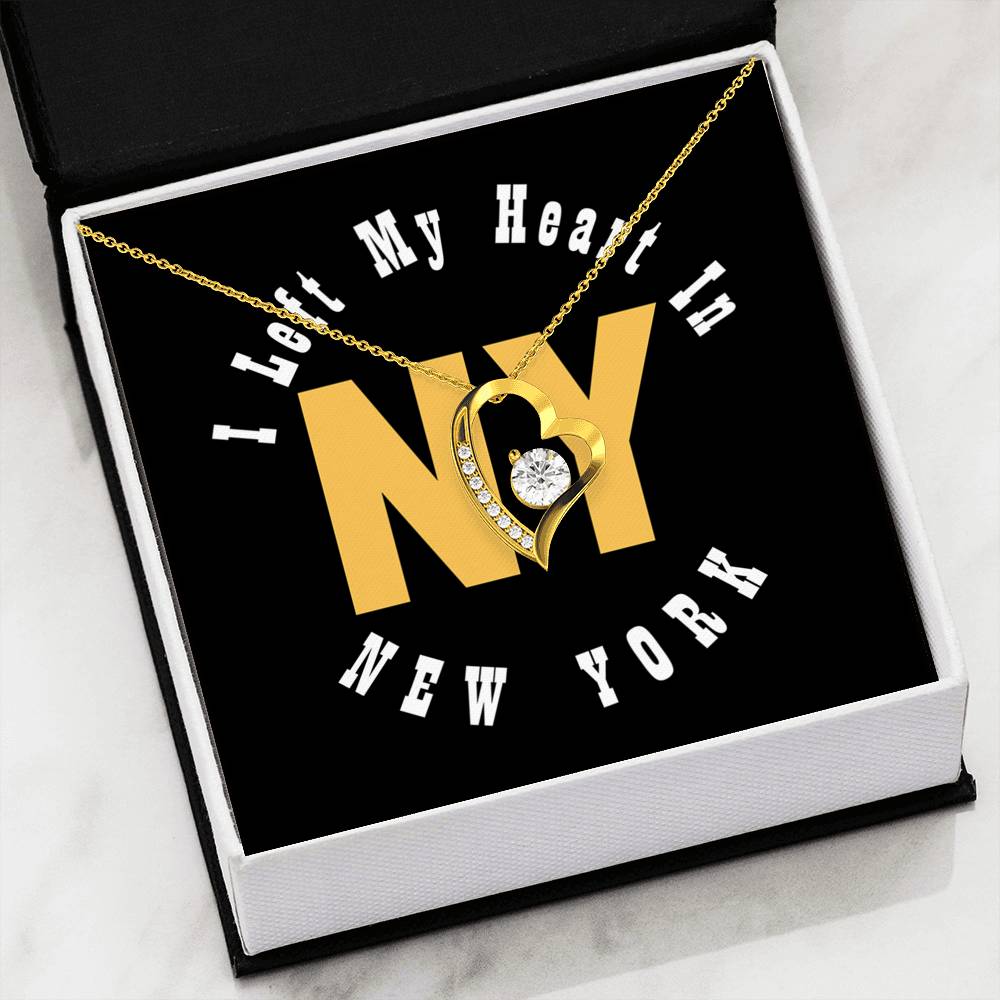Heart In New York - Forever Love Heart Necklace