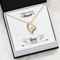 062 - A Piece Of My Heart Lives In Heaven - Forever Love Heart Necklace
