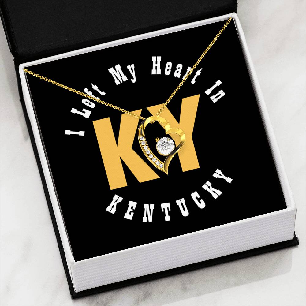 Heart In Kentucky - Forever Love Heart Necklace