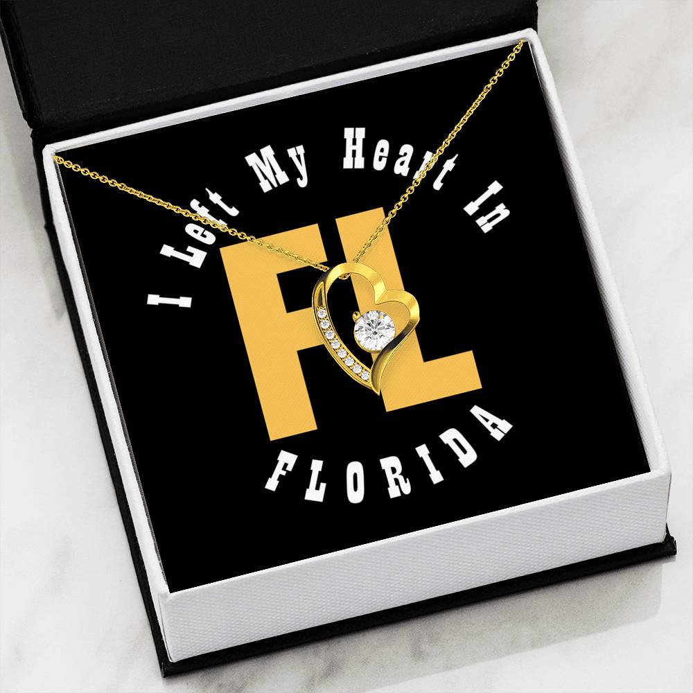 Heart In Florida - Forever Love Heart Necklace