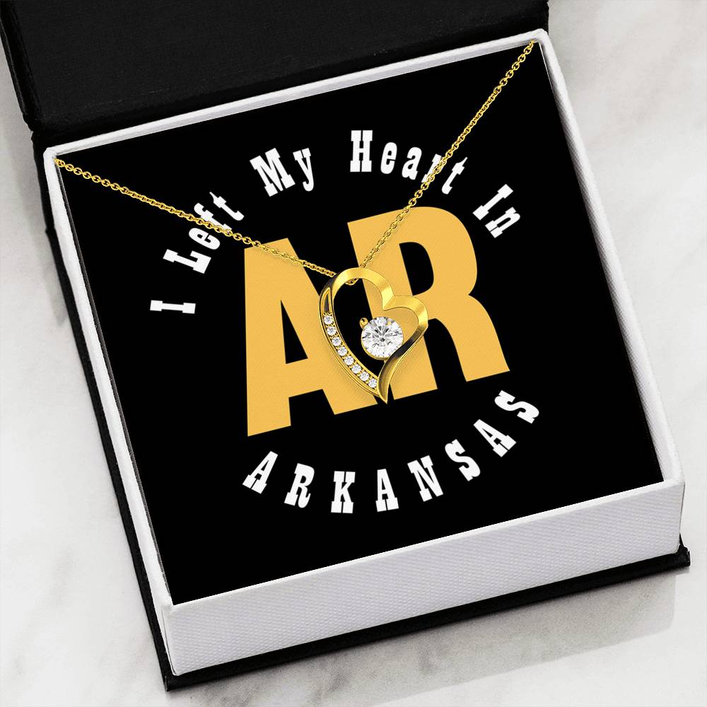 Heart In Arkansas - Forever Love Heart Necklace