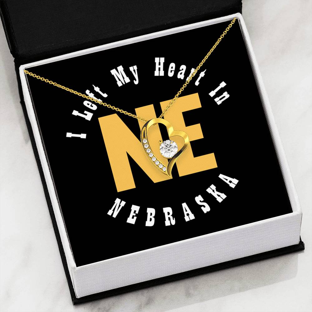 Heart In Nebraska - Forever Love Heart Necklace