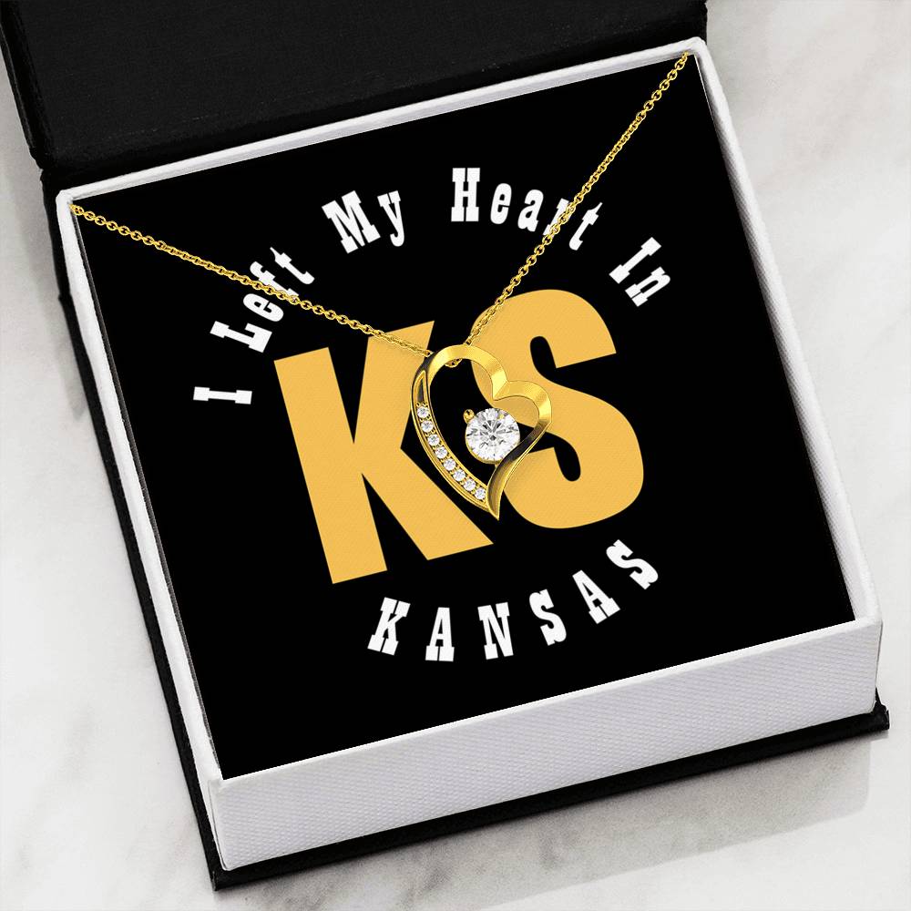 Heart In Kansas - Forever Love Heart Necklace