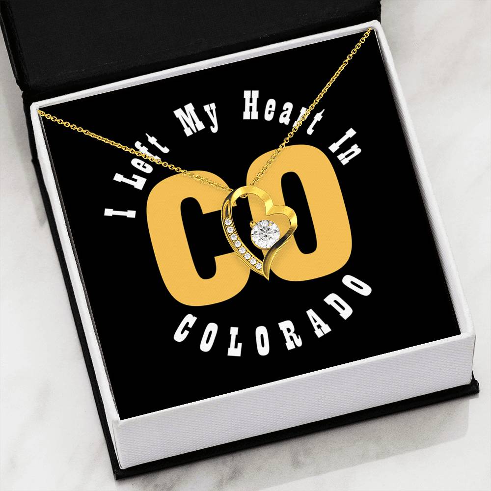 Heart In Colorado - Forever Love Heart Necklace
