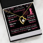 307 - To Girlfriend From Boyfriend - Forever Love Heart Necklace