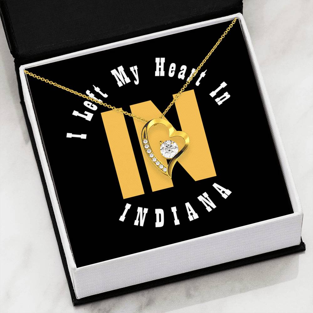 Heart In Indiana - Forever Love Heart Necklace