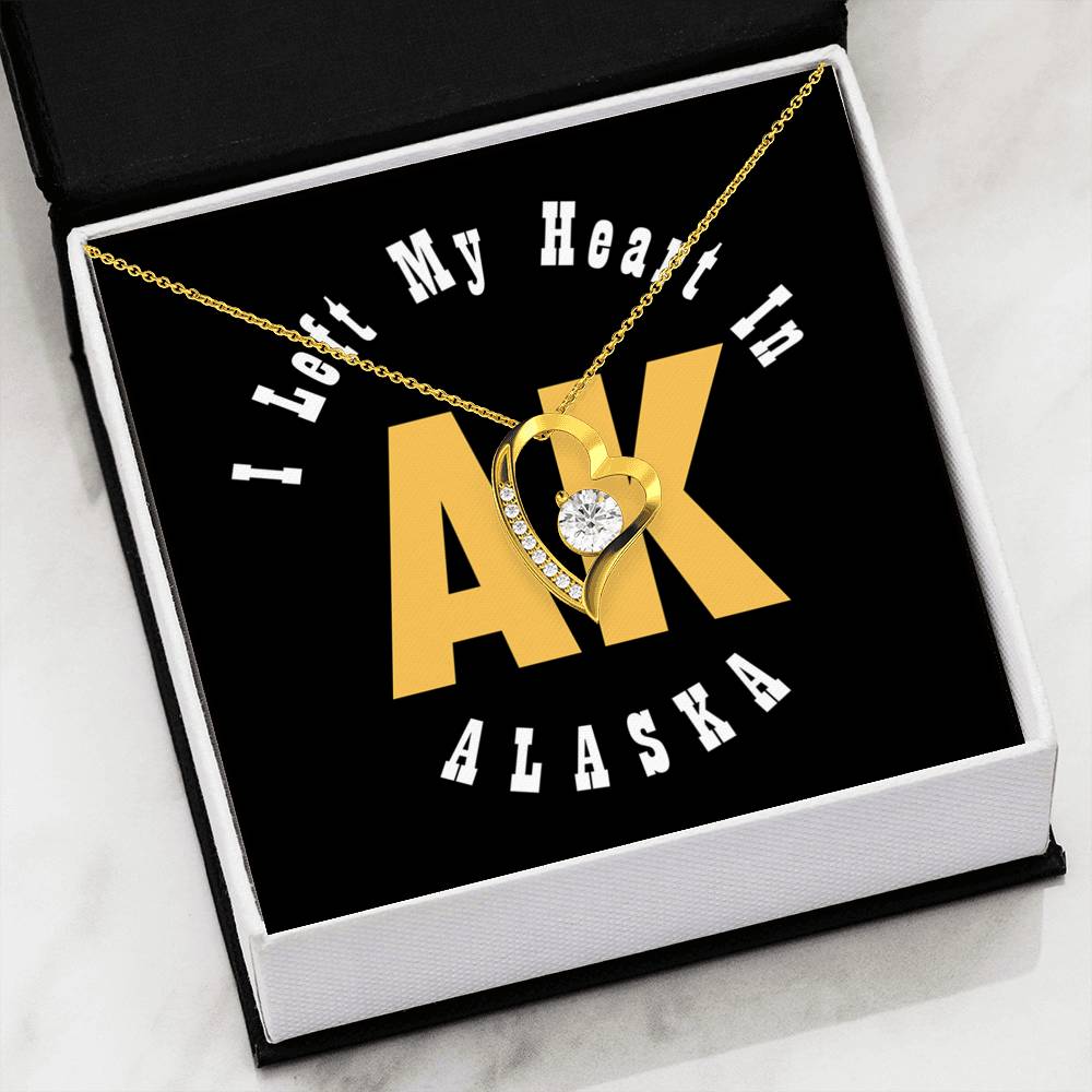 Heart In Alaska - Forever Love Heart Necklace