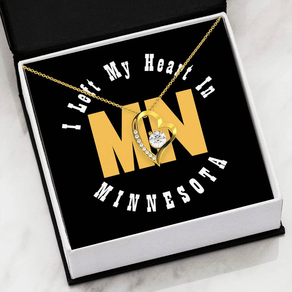 Heart In Minnesota - Forever Love Heart Necklace