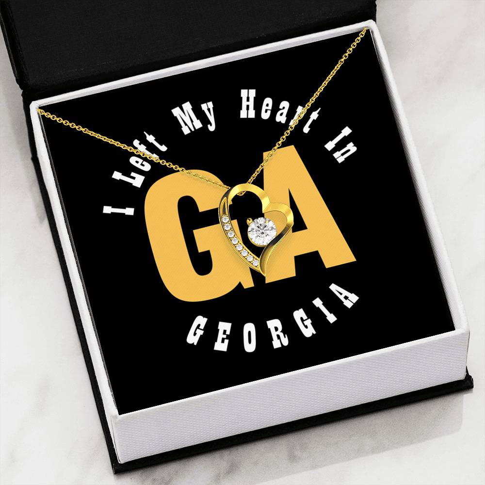 Heart In Georgia - Forever Love Heart Necklace