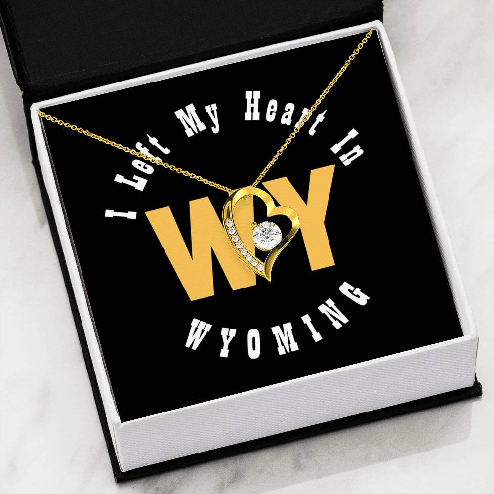 Heart In Wyoming - Forever Love Heart Necklace