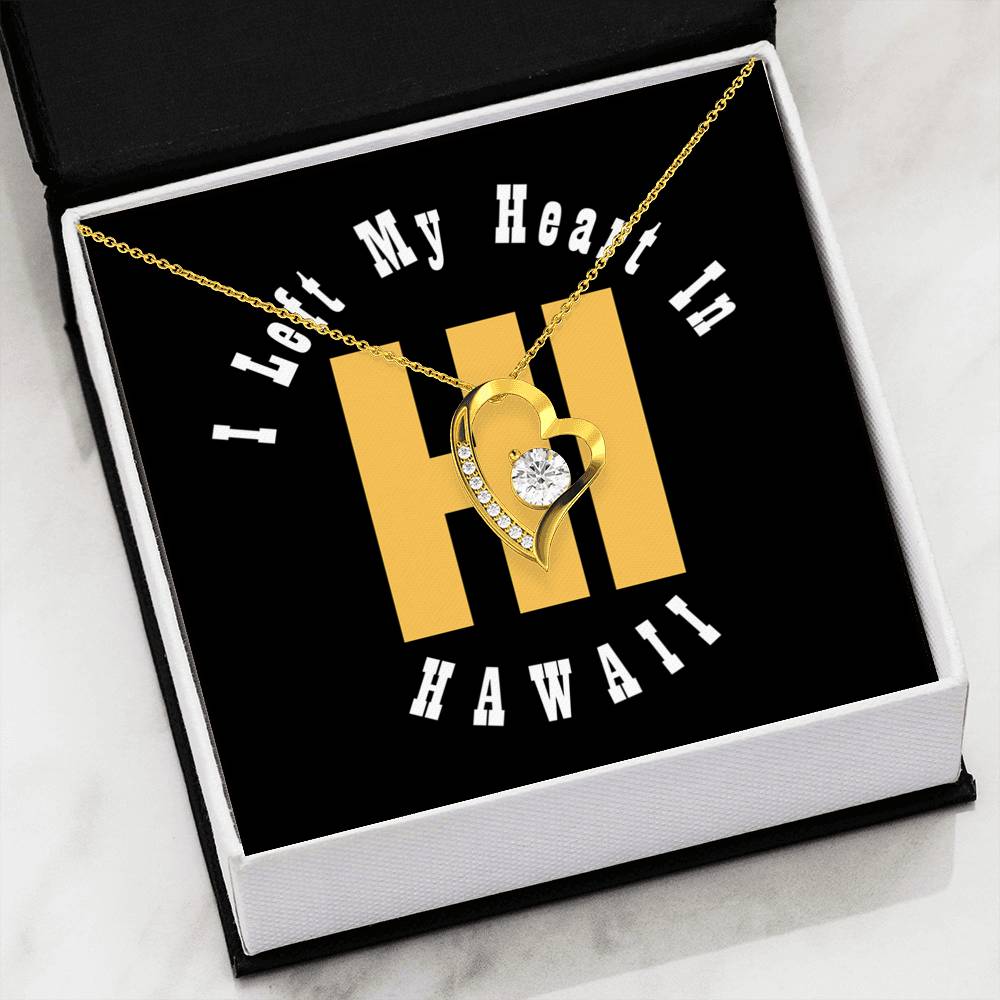Heart In Hawaii - Forever Love Heart Necklace