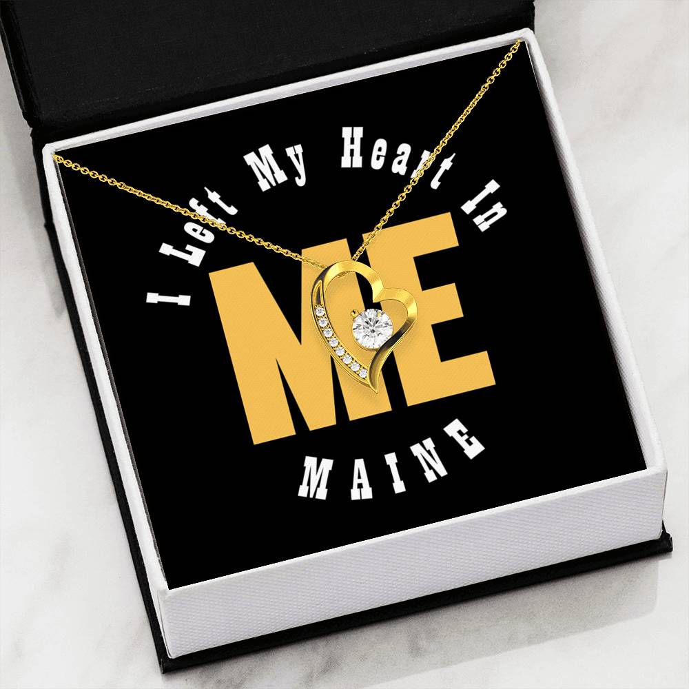 Heart In Maine - Forever Love Heart Necklace