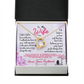 016 To My Wife - 18k Yellow Gold Finish Forever Love Necklace