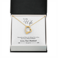 009 To My Wife - 18k Yellow Gold Finish Forever Love Necklace