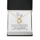 008 To My Wife - 18k Yellow Gold Finish Forever Love Necklace