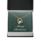 Merry Christmas v09 - 18k Yellow Gold Finish Forever Love Necklace