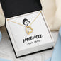 Mama, Est. 1972 - 18k Yellow Gold Finish Forever Love Necklace
