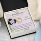 019 To My Beautiful Wife, Happy Anniversary - 18k Yellow Gold Finish Forever Love Necklace