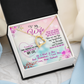 015 To My Wife - 18k Yellow Gold Finish Forever Love Necklace