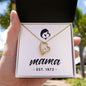 Mama, Est. 1972 - 18k Yellow Gold Finish Forever Love Necklace