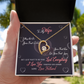 017 To My Wife - 18k Yellow Gold Finish Forever Love Necklace