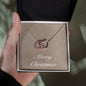 Merry Christmas v10 - Interlocking Hearts Necklace