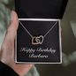 Happy Birthday Barbara v2 - Interlocking Hearts Necklace