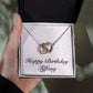 Happy Birthday Tiffany - Interlocking Hearts Necklace