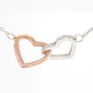 016 To My Wife - Interlocking Hearts Necklace