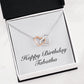 Happy Birthday Tabatha - Interlocking Hearts Necklace