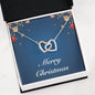 Merry Christmas v01 - Interlocking Hearts Necklace